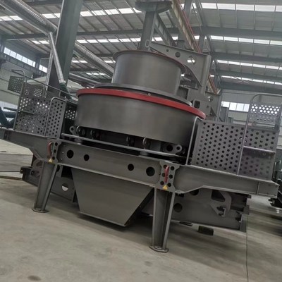 Pebble Granite Gravel Vertical Shaft Impact Crusher 1360r / min เครื่องทำทรายแบบเคลื่อนที่
