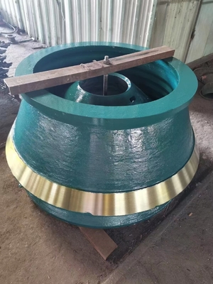 Cone Crusher แมงกานีสหล่อ Mantle Bowl Liner Suit สำหรับ  H3800 4800 CH440 CS440 HP300 Metso
