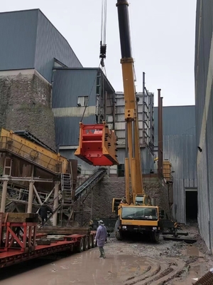 การขุดหินแกรนิต Jaw Crusher Machine PE900 * 1200 100 TPH Stone Crusher Plant