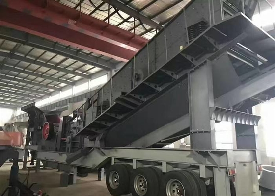 PEW1100 300Kw เครื่องบดแบบพกพา Crusher เครื่องจักรก่อสร้างในเหมืองแร่และเหมืองหิน