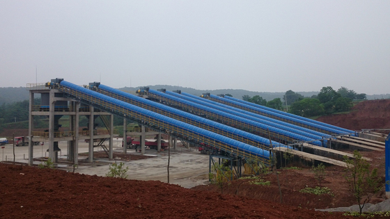 สายพานลำเลียงสายพานลำเลียง 4 หรือ 5 ชั้นสำหรับโรงโม่หิน