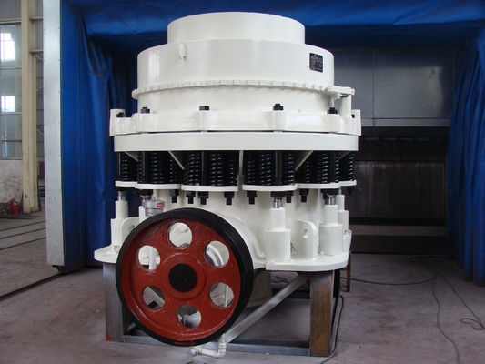 480 TPH Spring Cone Crusher Machine Mn13Cr2 PYB 600 อุปกรณ์บดและขุด