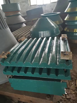 H3244 Jaw Stone Crusher อะไหล่แมงกานีส Crusher Liners สำหรับ Crushing Rock