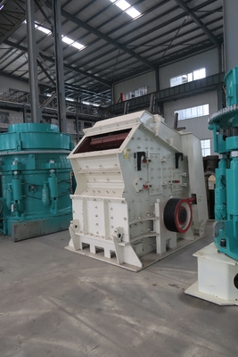 75Kw PF1010 เครื่องบดกระแทกโรเตอร์เดี่ยว Quarry Rock Dolomite Hammer Mill Rock Crusher