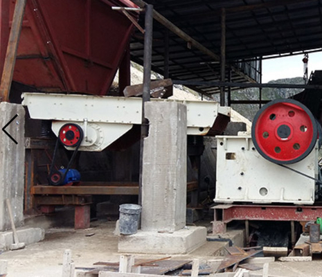 Mn Steel Stone Vibrating Feeder GZD490x110 Quarry Grizzly เครื่องป้อนแบบสั่นสะเทือนเชิงเส้น