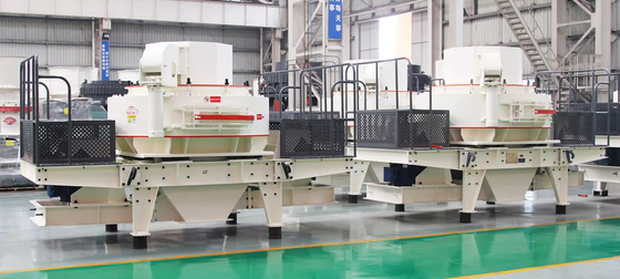 เครื่องทำทราย 160Kw 540 TPH, หินควอตซ์ VSI Impactor เพลาแนวตั้ง