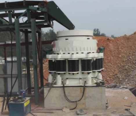 Rock Riverstone Cone Crusher Machine การขุด 313mm ให้อาหารสูงสุด