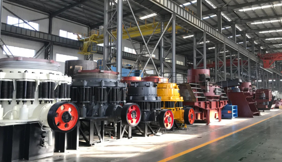 เครื่องบดหินปูนหัวสั้น Symons Spring Stone Compound Cone Cone Crusher