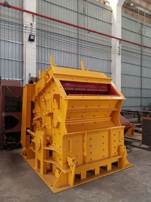 เครื่องบดกระแทกคอนกรีตสีเหลือง 75Kw แนวตั้ง CE ISO, เครื่องบดกระแทกไฮดรอลิก, เครื่องบดกระแทกแบบพกพา