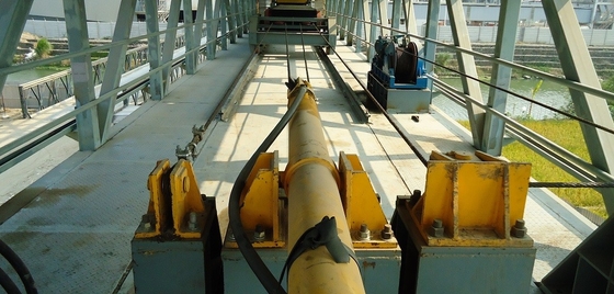 สายพานลำเลียงเหมืองถ่านหิน 380V 250kW แก้มยางเอียง