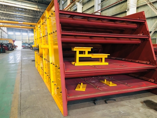 โรงจัดการถ่านหินหน้าจอสั่นสามชั้นแบบวงกลม 350 TPH 4YK1860