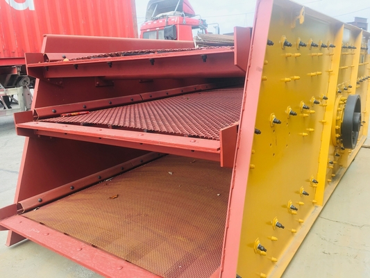 Aggregate Circular ตัวแยกหน้าจอสั่นแบบหมุน 120mm Soild Gravel Sand