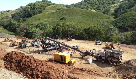 PEW860 Mobile Crusher Machine 249.2Kw, Portable Spring Cone Crusher Symons