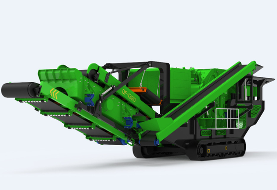279Kw 230 t/h โรงโม่และคัดแยกเหมืองแร่แบบพกพา Jaw Rock Crusher