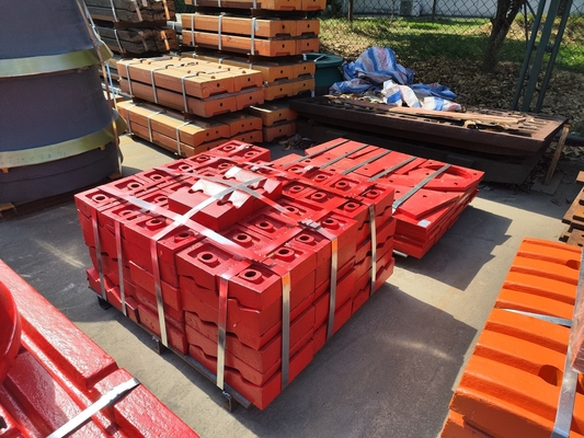 PFW1214 CR26 แท่งค้อนและแผ่นสวมแมงกานีส PF1010 1210 1315 Impact Crusher Liner Plate